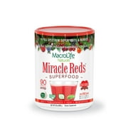 Macrolife Naturals miracle reds superfood powder, 1.9 lb