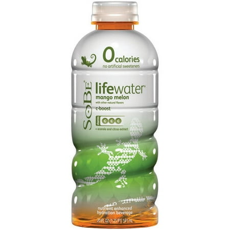 SoBe Lifewater Mango Melon 0 Cal C-Boost Water Beverage, 20 oz
