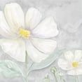 thumbnail image 2 of Reed, Tara 12x12 Gold Ornate Wood Framed with Double Matting Museum Art Print Titled - Peaceful Repose Floral on Gray III, 2 of 4