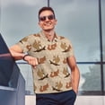 thumbnail image 6 of Balery Cartoon Squirrel Printed Men’s Short Sleeve Polo Shirt, Midweight Men's Shirt,Golf Polo shirts -4X-Large, 6 of 8