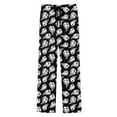thumbnail image 3 of Yuncity Men Halloween Pajama Pants Casual Hallowmas Comfortable Relaxed Fit Soft Breathable for Home and Sleep Pjs Pants Black Xxl, 3 of 4