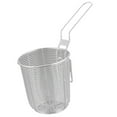 thumbnail image 1 of Passoire à Pâtes en Maille d'Acier Inoxydable avec Poignée Sans Odeur et Passoire à Raviolis Fil de Friteuse pour Cuisson et Égoutter avec Oreilles Suspendues Plusieurs Tailles, 1 of 6