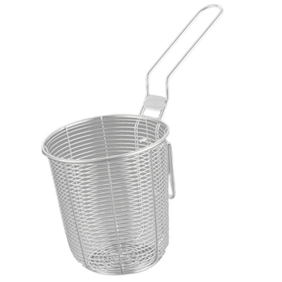 Stainless Steel Mesh Kitchen Strainer and Colander with Handle for Cooking Draining and Frying
