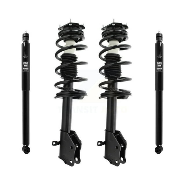 Transit Auto Front Rear Complete Suspension Shocks Strut and Coil Spring Mount Assemblies Kit for Car Ford Edge Lincoln MKX - Left Right Side (Driver Passenger) K78M-100209