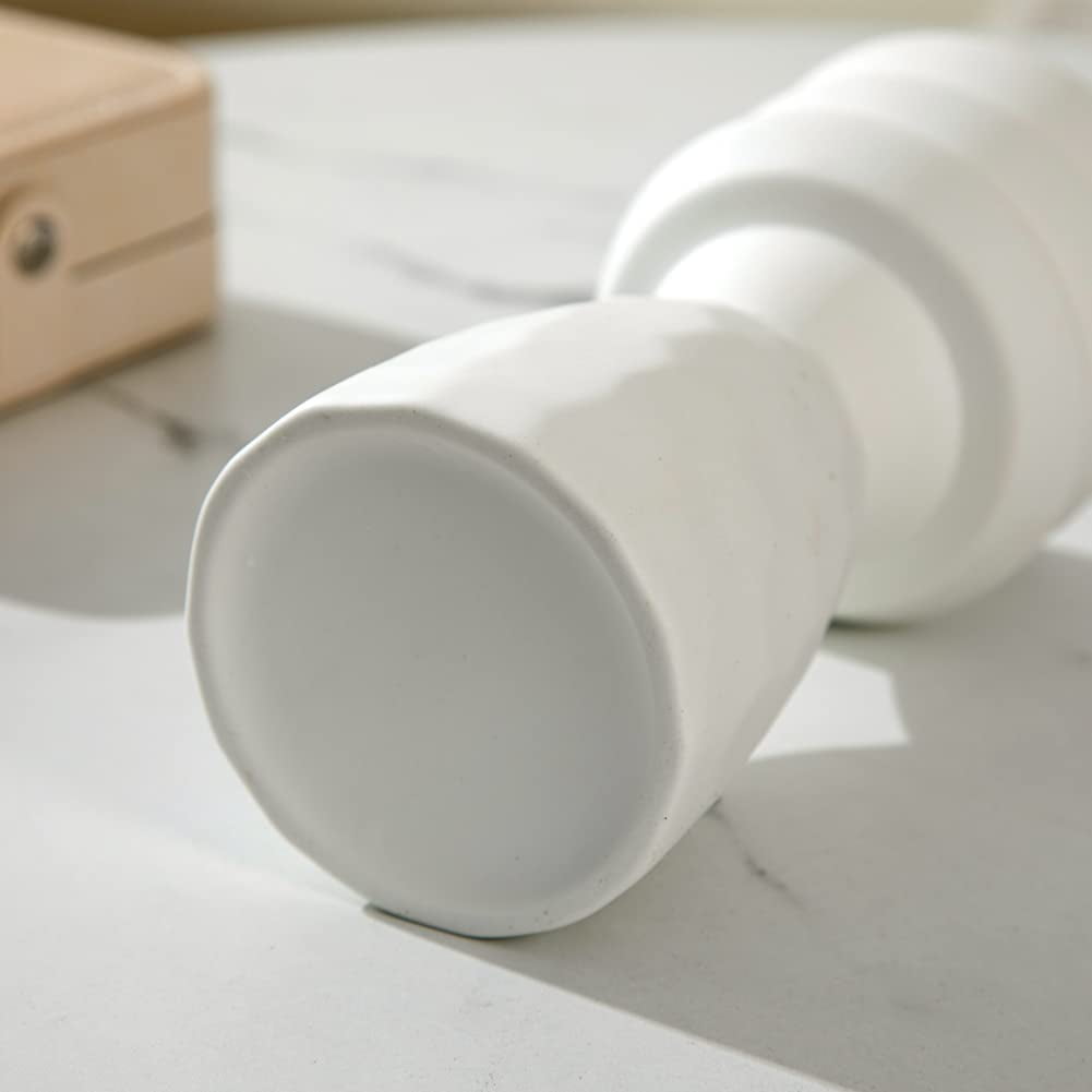 A382White Used for Decoration ANDING White Ceramic Vase is a Nordic Minimalist Style Decoration Kitchen Modern Geometric Decorative Vase for Home Decoration Office Or Living Room Creative Vase A382White Used for Decoration ANDING White Ceramic Vase is a Nordic Minimalist Style Decoration Kitchen Modern Geometric Decorative Vase for Home Decoration Office Or Living Room Creative Vase