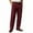#008-Wine, variant on Yaoyar Men's Fashion Corduroy Solid Color Button Pocket Casual Trousers Long Pants