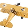 thumbnail image 4 of Retro Airplane Model Vintage Biplane Handicraft For Home Decoration Cafe Ornament, 4 of 21