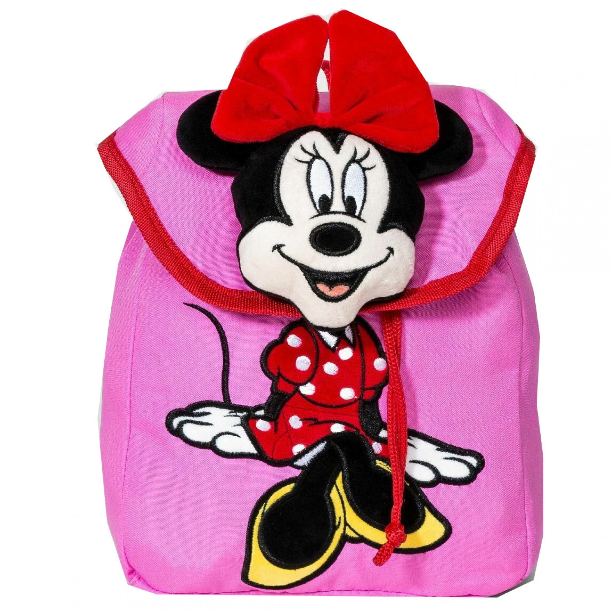 minnie mouse plush backpack