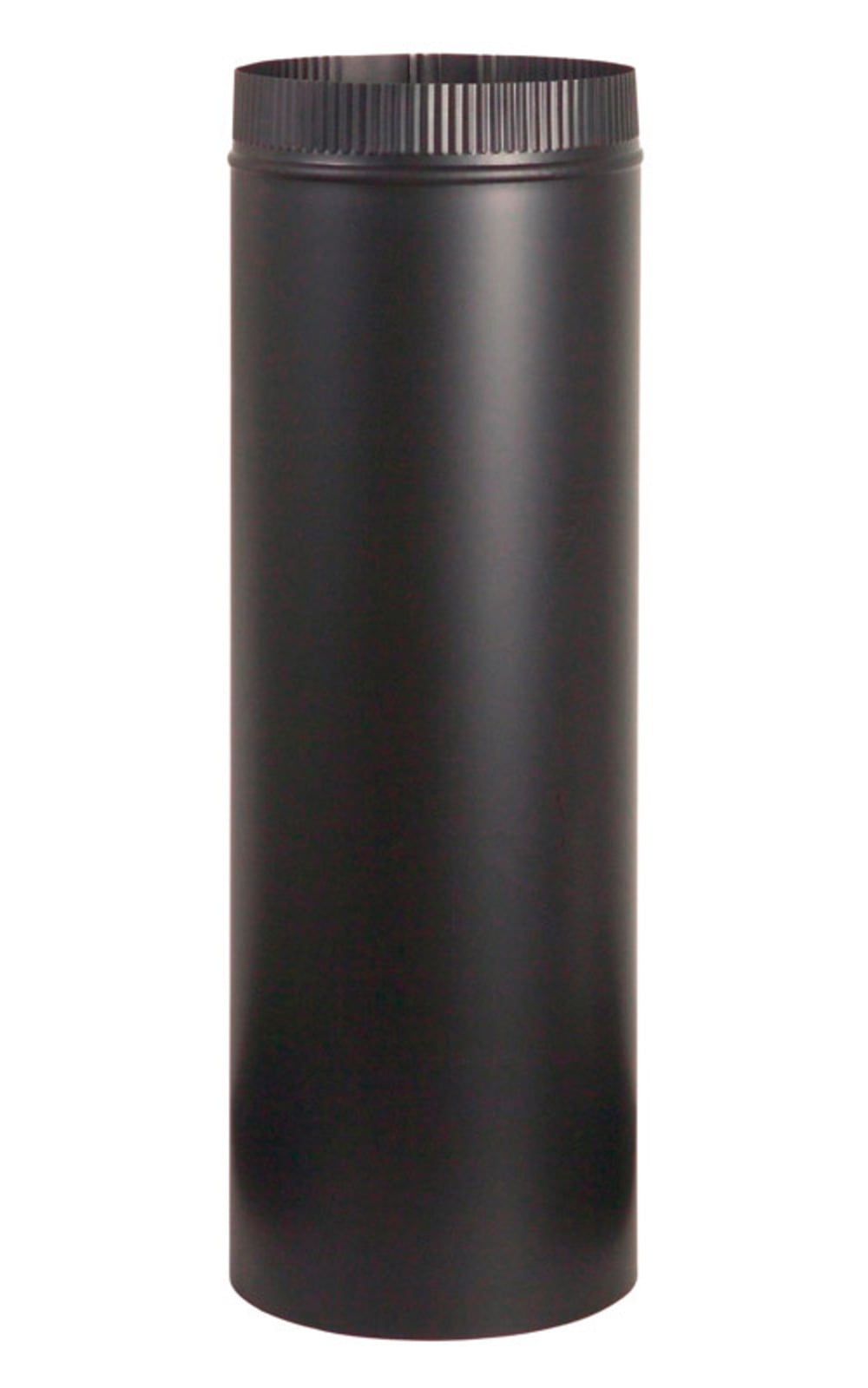 6 X 24 24 Gauge Black Stove Pipe - 1006 - 6 in Imperial 24 Ga