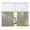Yellow, variant on Yellow Gray Floral Semi Sheer Window Curtains 84 Inches Long, Farmhouse Retro Abstract Flowers Art Rod Pocket Voile Silky Chiffon Curtain Light Filtering Drapes for Living Room, 52"x84", 2 Panels