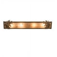 thumbnail image 3 of Meyda Tiffany 184794 Oak Leaf And Acorn 29" Wide Bath Bar - Copper, 3 of 5