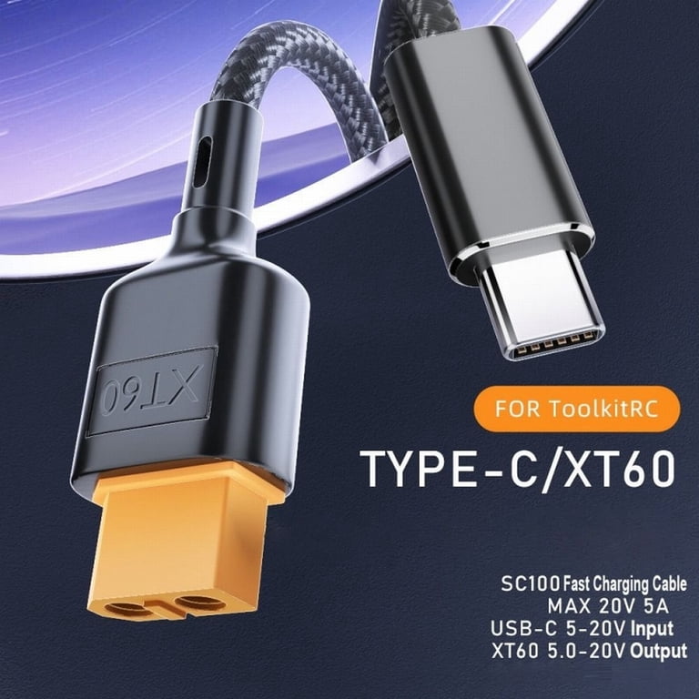 lipo to usb c XT60 to USB-C Fast Charging Adapter main image 1