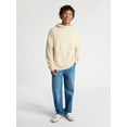 thumbnail image 2 of No Boundaries Brushed Hooded Sweater with Long Sleeves, Midweight, Men's & Big Men's XS-3XL, 2 of 5
