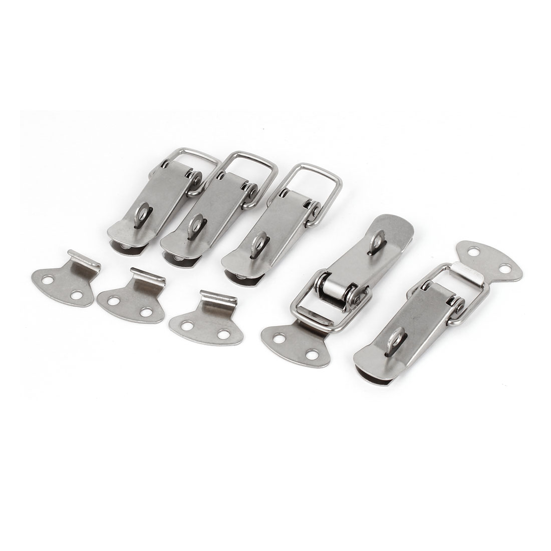 2 Loquets Métal à Bascule 65mm Avec 2 Clés - Pour Valise, Coffre, Boîte