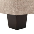 thumbnail image 5 of Wovenbyrd Miller Square Ottoman with Lift Off Lid - Light Brown, 5 of 5