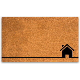 LuxUrux Hello Door Mat Outdoor Coco Coir Doormat, with Heavy-Duty PVC  Backing - Natural - Perfect Color/Sizing for Outdoor/Indoor uses. (17 x 30