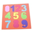 thumbnail image 2 of Rompecabezas de formas, tablero de espuma colorido para educación temprana, tapete para el área de juegos, niños pequeños, niñas, guardería, festival, Número, 2 of 9
