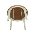 thumbnail image 4 of 44 x 44 in Round Top Solid Wood Dining Table in Hickory/Shell, 4 of 5