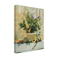 thumbnail image 2 of Trademark Fine Art 'Green Floral' Canvas Art by Robin Anderson, 2 of 3