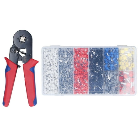 

1800Pcs/Set Ferrule Crimping Tool Kit AWG 237 Crimper Plier with Wire Ferrules Portable Crimping Tool Set