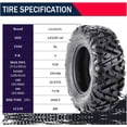 thumbnail image 2 of EastVita ATV Tires, All Terrain ATV UTV Mud Trail Tires(Set of 2, Tubeless), 2 of 5