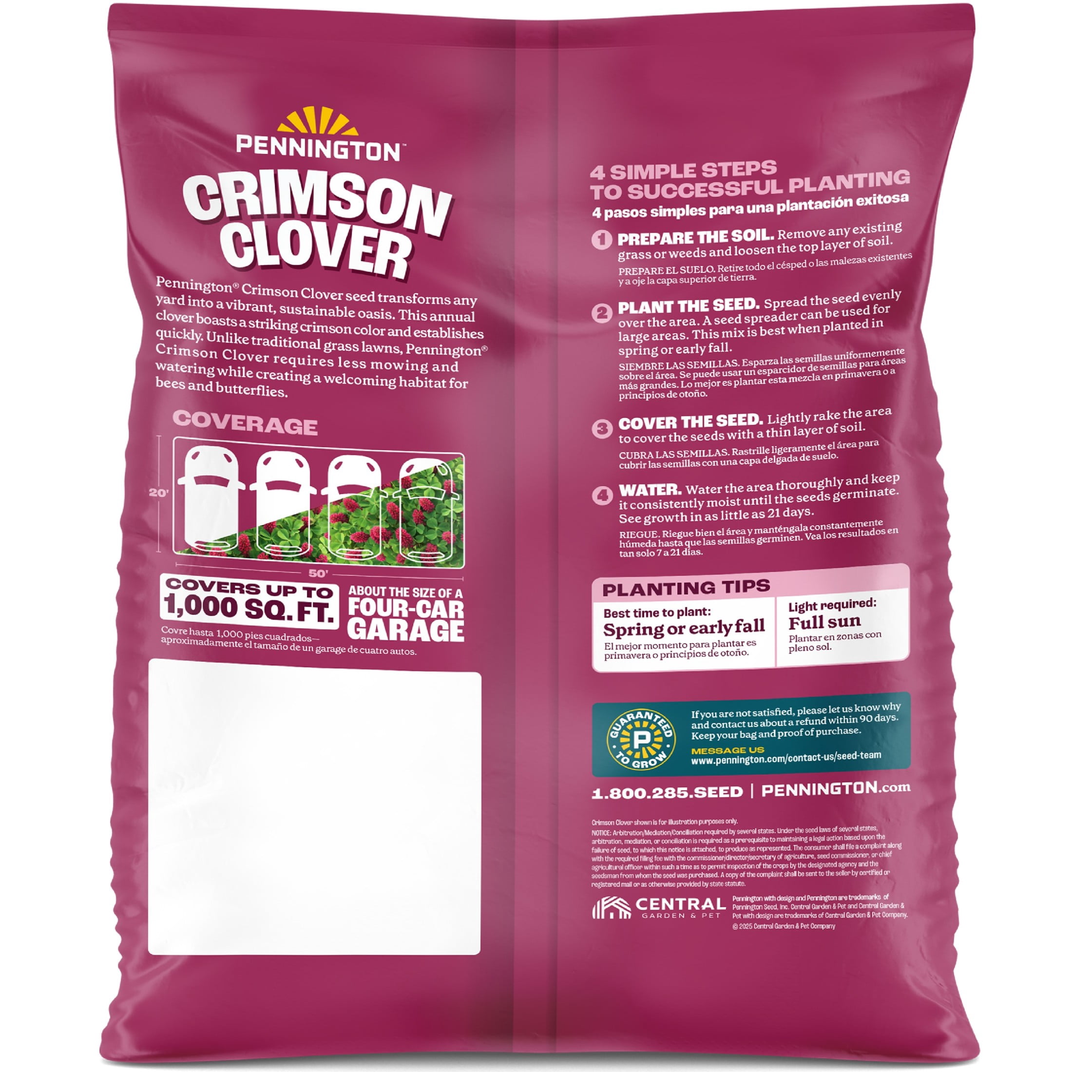 Pennington Pennington Crimson Clover 2 Pounds