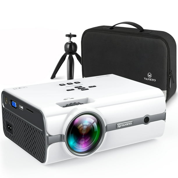 VANKYO Leisure 410 Mini Projector with 1080P Supported, 2021 Upgraded, Portable LCD Home Theater