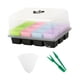 thumbnail image 3 of Kit de inicio de semillas para cultivo de semillas de 12 celdas con cúpula de humedad ajustable y bandeja para plántulas., 3 of 9