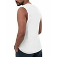 thumbnail image 4 of Men's Sleeveless Ribbed V-Neck Casual Tank Top Stretchy Slim Fit Muscle Top, 4 of 4