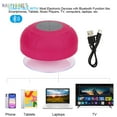 thumbnail image 3 of BadPiggies Mini Portable Bluetooth 4.0 Sound Box Hands-free Wireless Waterproof Music Speaker Subwoofer for Bath Shower Beach (White), 3 of 8