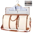 thumbnail image 2 of Travel Garment Bag Large Duffle Carry On With Shoe Compartment Convertible Hanging Suitcase For Women, 2 of 4