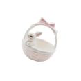 thumbnail image 1 of kurtrusly Ceramic Rabbit Easter Basket Porcelain bunny bowls Flower Pot Home Decor 12cmx12cmx13.5cm, 1 of 9