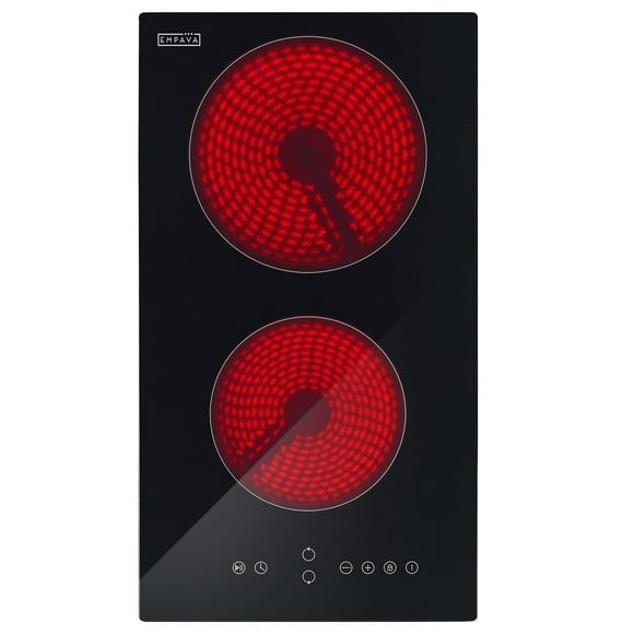 Estufa eléctrica infrarroja Cooktop Empava 3000W con 2 quemadores