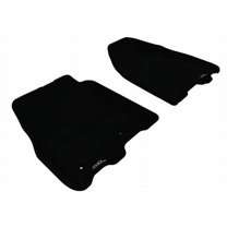 3D MAXpider 2011-2012 Fits Toyota Sienna V6 1st Row Black Kagu Carbon Fiber Embossed Pattern Floor Mat L1TY05611509