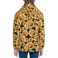 thumbnail image 6 of Pofeuu Sunflowers 1 Print Teenage Zipper Hoodie Sweatshirts Hooded Casual Jackets With Pocket For Boys Girls-Small, 6 of 6