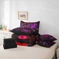thumbnail image 5 of Lit en Sac Papillons Violets Grand 7 Pcs, Ensemble de Literie Papillon Rêveur Réversible Esthétique Rustique Design Animal, Ultra Doux et Respirant avec Couette, Draps, Taies d'Oreiller et Housses de Coussin, 5 of 5