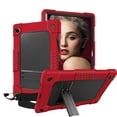thumbnail image 1 of Mignova for Samsung Galaxy Tab A8 Tablet Case,Heavy-Duty Shockproof Kids Friendly Rugged Protective case for Samsung Galaxy Tab A8 10.5 inch 2022 Release(Model: SM-X200/X205/X207)(Red/Black), 1 of 6