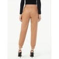 thumbnail image 3 of Sofia Jeans Women's High Rise Faux Leather Jogger Pants, 3 of 6