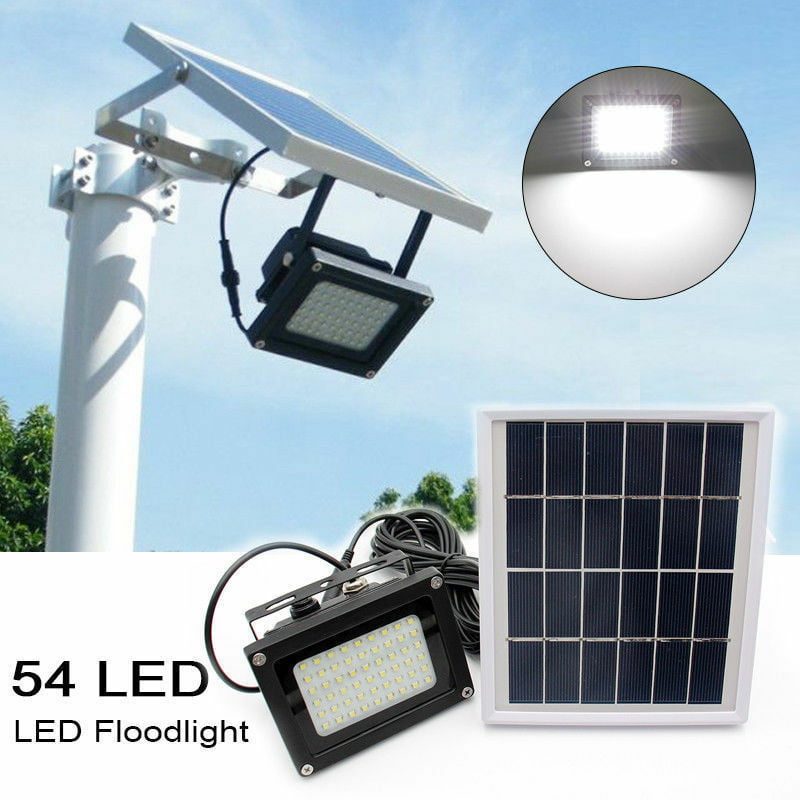 LED Solar Power Garden Security Lamp Outdoor Waterproof Light Anti-Theft Lamp 