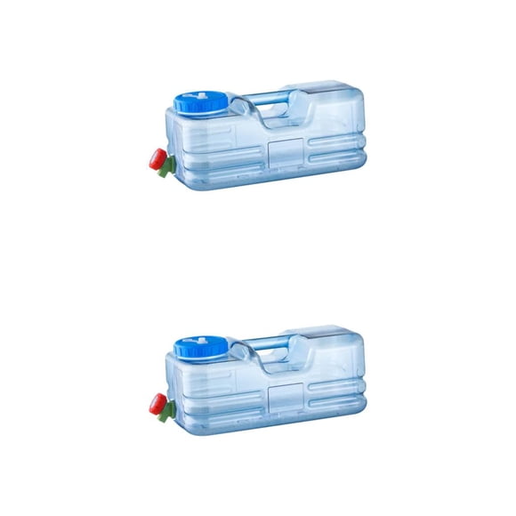 Eigraketly Water Container w/ Carrier Bottle 35x18.5x15cm Driving Hiking Emergency Camping Type1 NO1