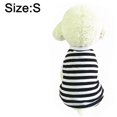 thumbnail image 2 of 2 small dog spring and autumn clothes puppy pet striped vest cat vest thin, 2 of 5