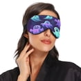 thumbnail image 2 of IAUYY Sleep Mask, Super Soft Eye Masks with Adjustable Strap, Lightweight Comfortable Blindfold,Perfect Blocks Light for Men Women Vague Yet Full Of Charm, 2 of 7