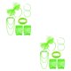 thumbnail image 1 of Guardurnaity Disfraz de fantasía con temática de neón, ropa ornamental cómoda, pendientes de red de pesca de encaje, accesorios de los años 80 para Type2 NO2 Guardurnaity CBP368755, 1 of 5