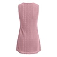 thumbnail image 5 of Tank Tops for Women Summer Flowy Peplum Top Sleeveless V Neck Textured Dressy Casual Tank Top, 5 of 7