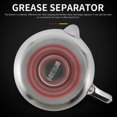 thumbnail image 5 of 1000Ml Multifunction 304 Stainless Steel Gravy Oil Soup Fat Separator Grease Oiler Filter Strainer B, 5 of 5