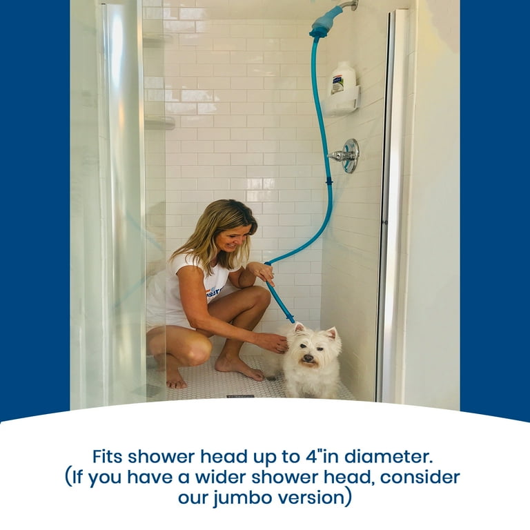 Dog bath shower hose top