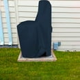 thumbnail image 6 of COVERS&ALL Water Softener Cover, 12 Oz PVC Waterproof, UV & Weather Resistant Outdoor Filter tank Protector, Durable with Air Vents, Split Velcro and Elastic (64" H x 40" W x 16" D Inches, Blue), 6 of 7