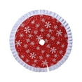 thumbnail image 1 of Falda de de Navidad de 35 pulgadas, cubierta de Base de , decoración reutilizable para , accesorio ligero multiusos duradero Macarena Falda de árbol, 1 of 8