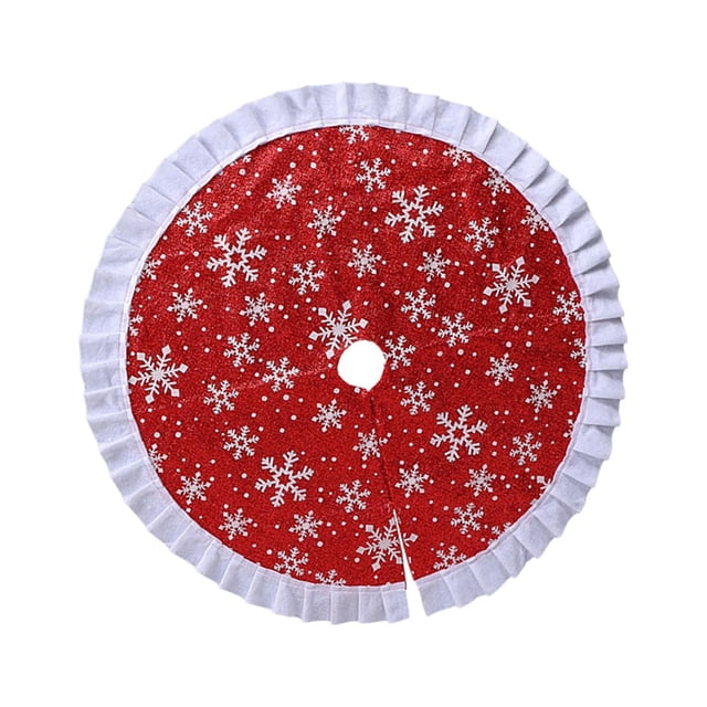 Falda de de Navidad de 35 pulgadas, cubierta de Base de , decoración reutilizable para , accesorio ligero multiusos duradero Macarena Falda de árbol
