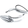 thumbnail image 1 of Krator Chrome Mirrors Universal Motorcycle Cruiser Compatible with Harley Davidson Street Glide, 1 of 3